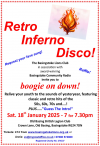 Retro Inferno Disco Poster